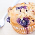 Blauwe bessen muffin