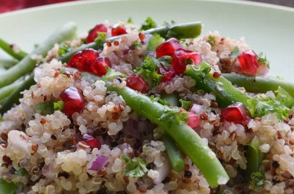 Recept Quinoa salade met sperziebonen