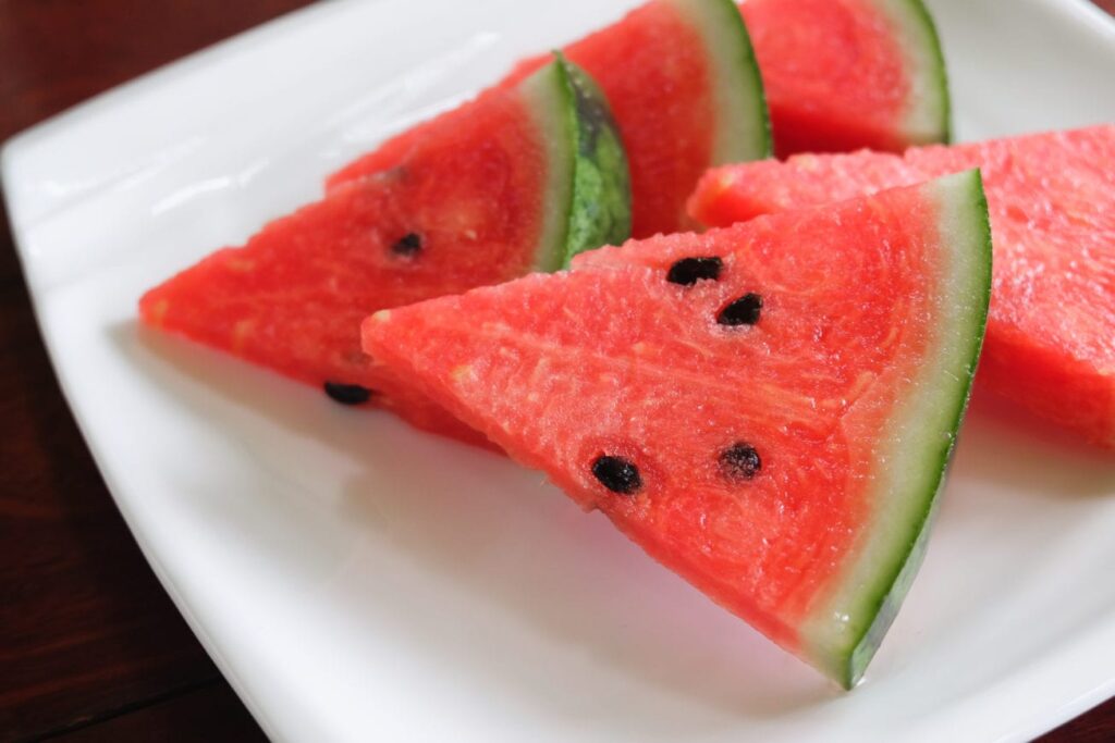 gegrilde watermeloen